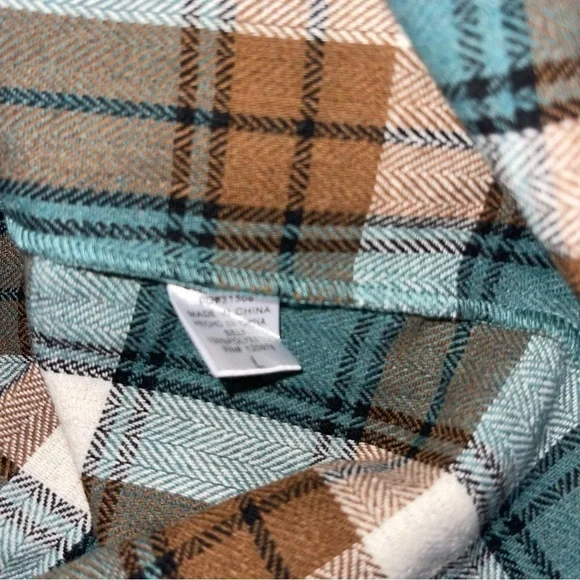 Entro Green Brown Utility Jacket large - Picture 8 of 8